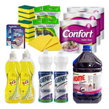 Pack Limpieza, Confort,limpia Piso, Cloro Gel, Lavaloza, Más