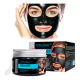 Mascarilla Facial Negra De Carbón De Bambú Con Colágeno