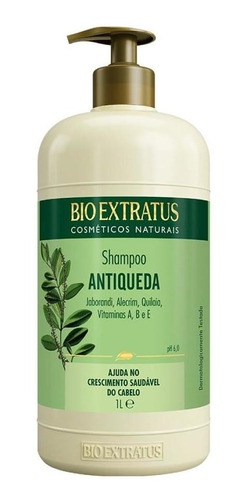 Shampoo Antiqueda Jaborandi Bio Extratus 1 Litro Tratamento