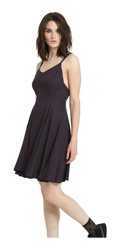 Vestido Mujer Heart Twill Negro Element