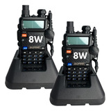 Handy Baofeng Uv5r 8w Kit X2 Uhf Vhf Bibanda Radio