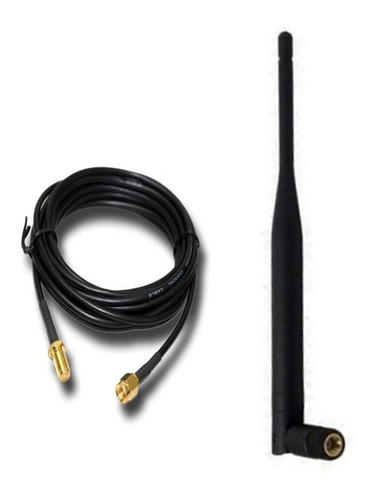 Antena Omni De 7 Dbi + Cabo Extensor 10m + Cabo Extensor 6m