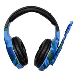 Fone Gamer Headset 7.1 Com Microfone Led Camuflado