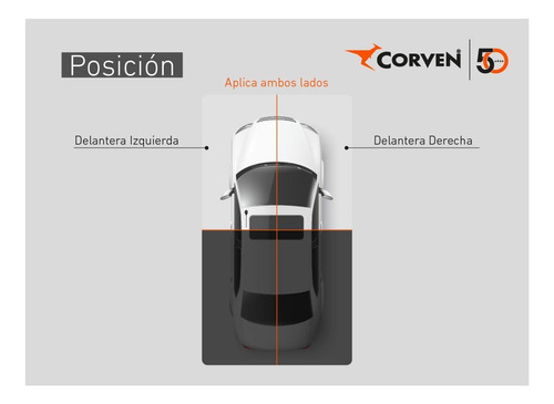 Amortiguador Corven Fiat Bravo Del. Izq-der. Foto 2