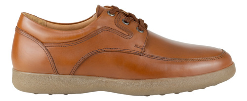 Zapato Derby Gino Cherruti Semi Vestir 3406 Canela De Hombre