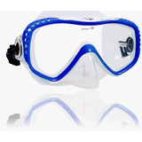 Visor Buceo Escualo Modelo M66 Color Azul