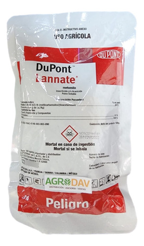 Insecticida Agrícola Metomilo Dupont Lannate (100g)