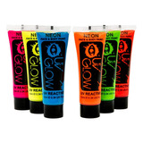 Uv Glow Pintura Flurorescente Para Rostro Y Cuerpo 0.34 Onz.