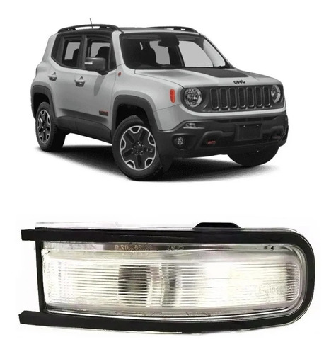 Faro Giro Espejo Jeep Renegade 2016 2017 2018 2019 2020 2021 Foto 4