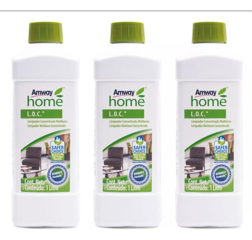 Loc Limpiador Multiuso Biodegradable Amway Home Pack X 3