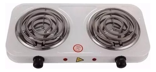 Encimera Cocina Eléctrica 2000w 2 Platos Cocinilla Espiral