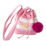 Bolsa Saco Feminina C/ 1 Chaveiro Pompom Grátis