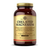 Glicinato Magnesio Solgar Magnesio Quelado, 250 Tabletas - A