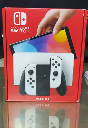 Nintendo Switch Oled 64gb Standard Blanco Y Negro Seminuevo