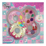 Set De Maquillaje Tiny Dona Unicornio Glitter