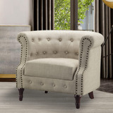 Rosevera Chancy Reading - Sillon Pequeno Con Brazo Para Sala