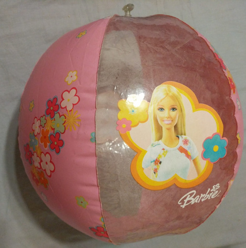 Pelota Inflable Barbie Mattel 107 De Diámetro. Perfecta