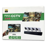 Kit Cctv 4 Canales Full Ahd 1080p P2p Seguridad / Eshopviña