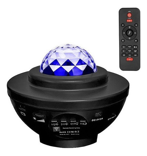 Luminaria Proyector Galáxa/marine Bluetooth Bocina