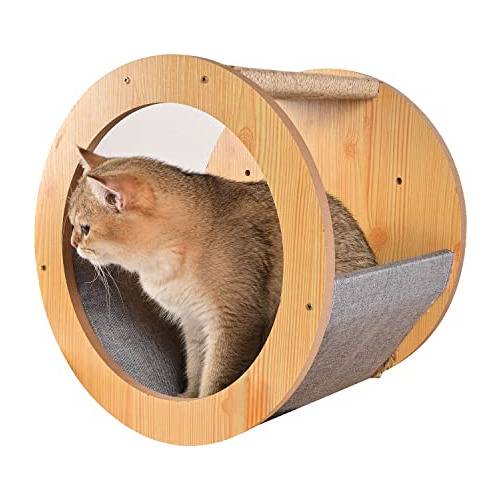 Cama Para Gatos Montada En La Pared, Muebles De Madera Para