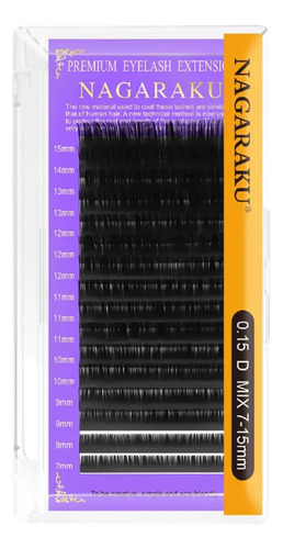 Blister Pestañas Nagaraku Aplicacion Mink 1x1 1pz Una Medida | MercadoLibre