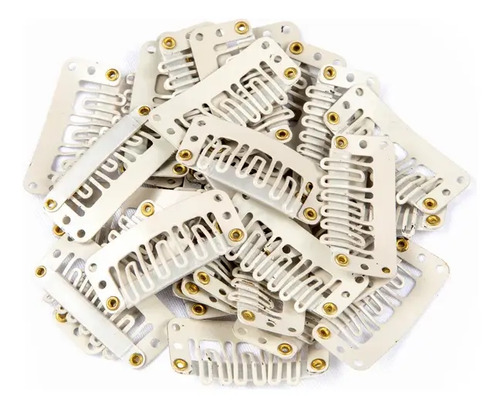 50 Broches Para Extensiones De Cabello Cucas Clip Pelucas
