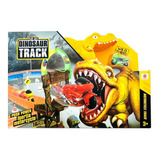 Pista Dinosaurio T-rex Dinosaur Track Dino Con Moto Wheels Color Multicolor
