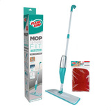 Mop Spray Fit Microfibra Rodo Vassoura + 1 Refil Extra 