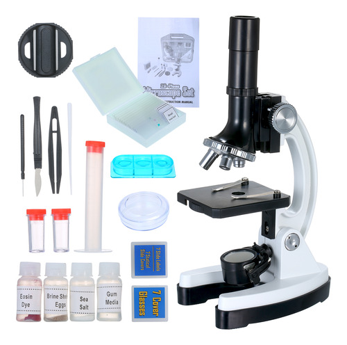 Kit De Microscopio Para Principiantes Niños Y Estuche 1200x