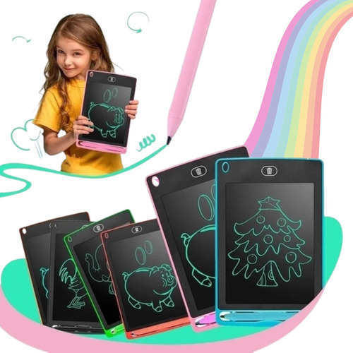 Tablet Lousa Mágica Educativo Lcd Escrever E Desenhar 