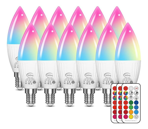 E12 Led Bulb Color Changing Candelabra Light Bulb With R Nnf