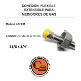 Flexible Para Gas Extensible Para Medidor Viejo 11/8 X 3/4