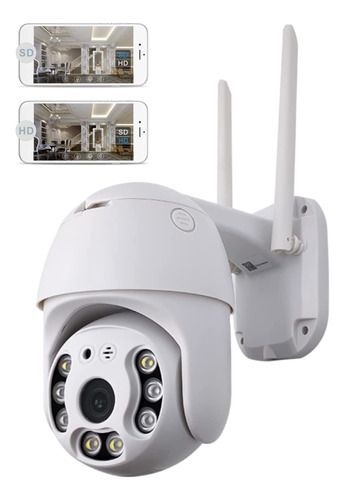 Camara Ip Wifi Domo Hd1080p Seguimiento Smart + App Celular