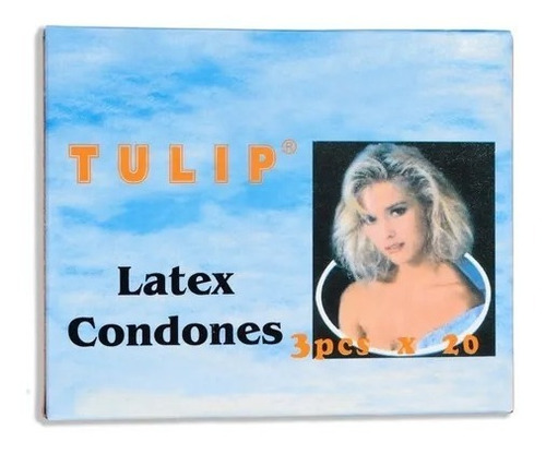 Caja 100 Condones Preservativos Tulip W11