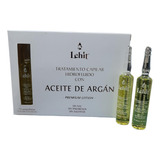 Lehit Aceite De Argan Tratamiento Capilar 12 Ampolleta 13ml.