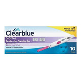 Teste De Ovulação Clearblue - Digital - Aparelho E 10 Tiras