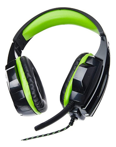 Fone De Ouvido Headset Gamer P2/cabo Nylon Verde Ph123