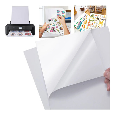 Vinil Imprimible Blanco Inyección De Tinta 25 Hojas (a4) | MercadoLibre
