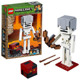Lego Minecraft Esqueleto Bigfig Con Magma Cu 21150