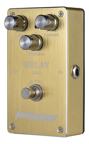 Pedal De Efecto Aroma Adl-1 Delay, Aluminio, True Bypass