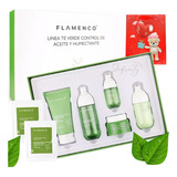 Skin Care Control Grasa Flamenco Té Verde Serum Crema Tónico