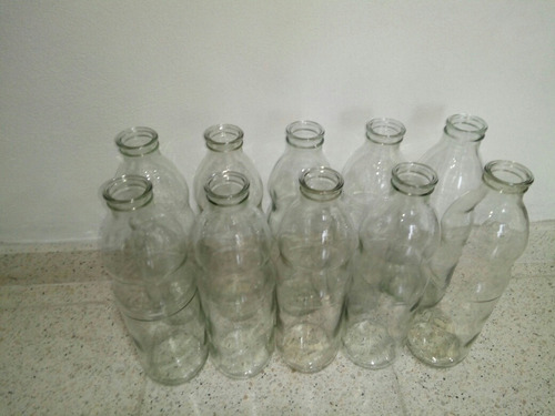 Para Servir 10 Botellas De Vidrio De 1000ml
