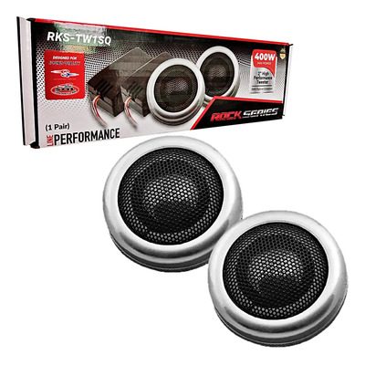 Tweeters Sq Rock Series Rks-tw1sq 2 Pulgadas 400 Watts Max Color Negro | Meses sin interés
