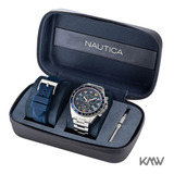 Reloj Pulsera Nautica Napobf122, Para Hombre Color