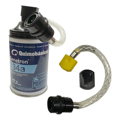Lata Gas Refrigerante R134a Genetron 340g Kit Manguera