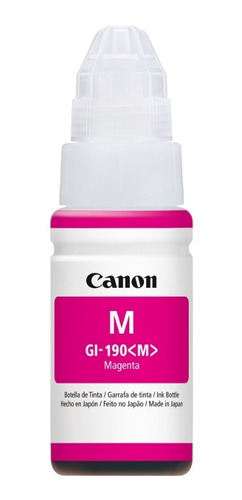 Botella Tinta Gi 190m Impresora Canon Pixma G2100 Y G3100