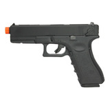 Pistola Airsoft Green Gás Gbb Glock R18 Full Metal 6mm Army
