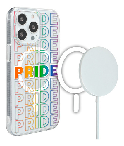 Funda Para iPhone Magsafe Lgbt Pride Colores Gay Arcoíris