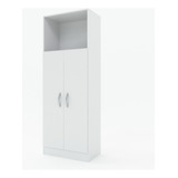 Mueble Despensero Organizador Multiuso 2 Puertas Estantes Color Blanco