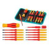 Kit Juego Destornilladores Precision Aislados 12 Pcs Total